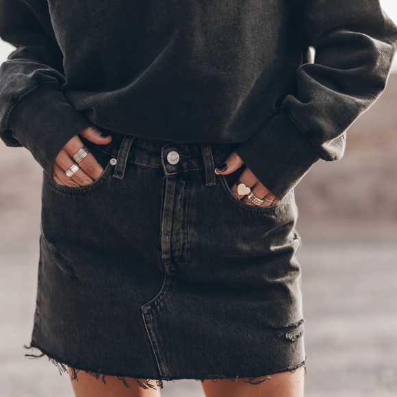 NWT Everlane Black Mini Skirt ✨🖤 - Picture 5 of 6